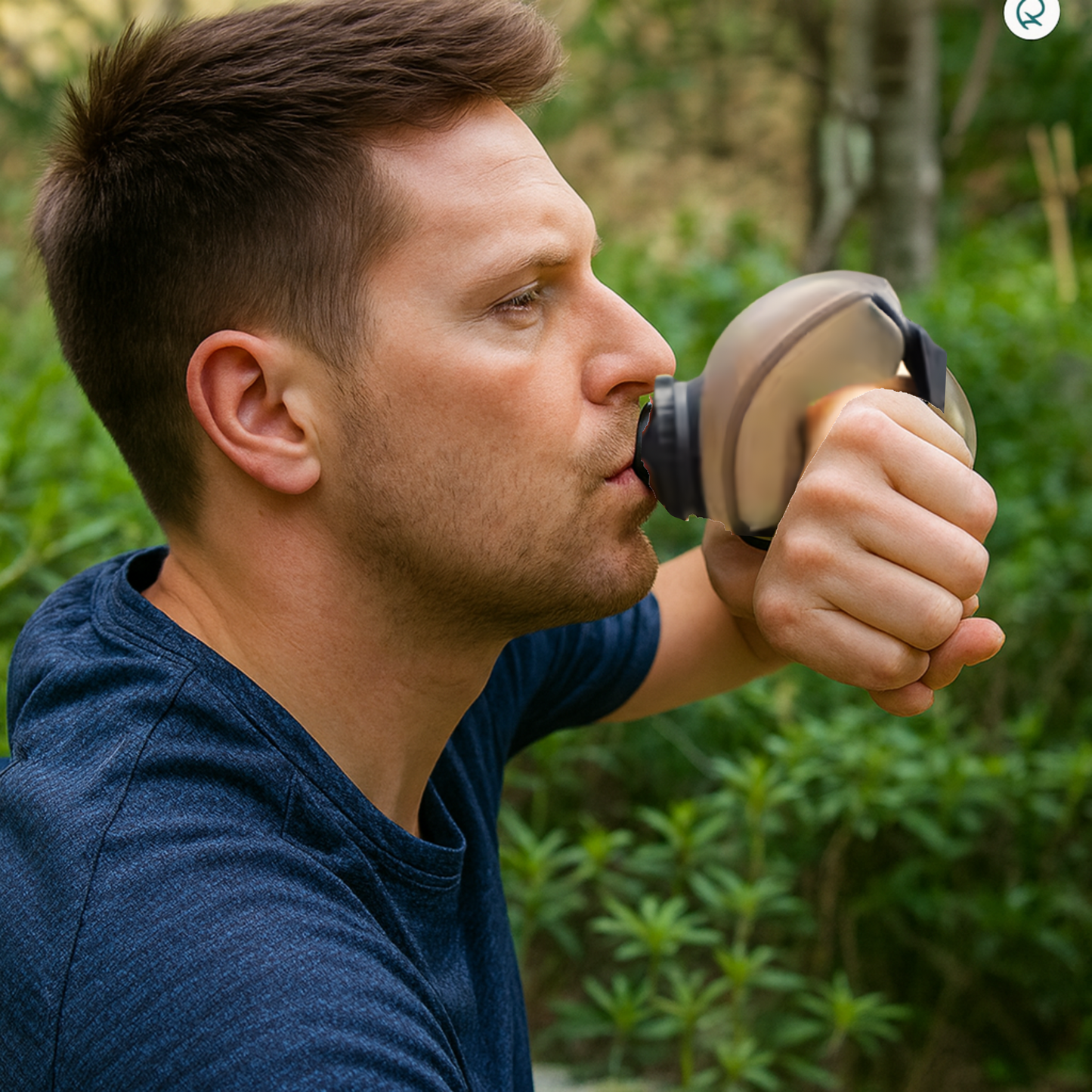 Hydrorun Portable Silicone Water Bottle for Sports